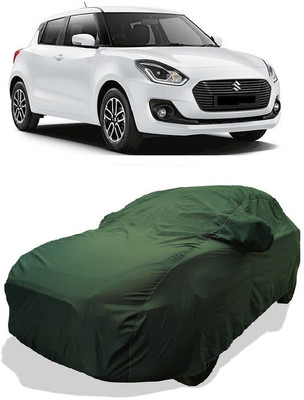 Coxtor Car Cover For Maruti Suzuki Swift ZDI Diesel (With Mirror Pockets)(Green)