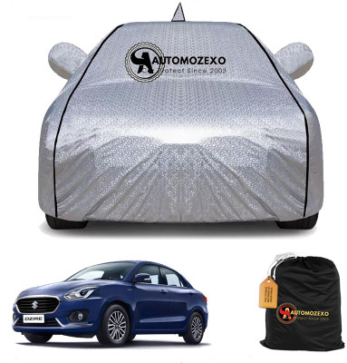 AUTOMOZEXO Car Cover For Maruti Swift Dzire (With Mirror Pockets)(Silver)