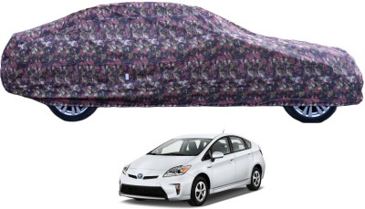 Auto Hub Car Cover For Toyota Prius (With Mirror Pockets)(Green)