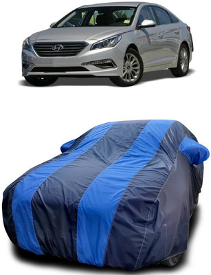 DIGGU Car Cover For Hyundai Sonata LF Active (With Mirror Pockets)(Blue, Blue)