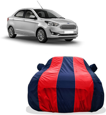 Tricway Car Cover For Ford Figo Aspire Titanium Plus Diesel (With Mirror Pockets)(Red)