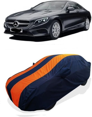 QLAX Car Cover For Maruti S-Class S 500 Coupe (With Mirror Pockets)(Orange)
