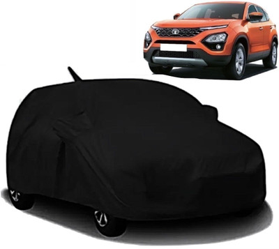 AXLOZ Car Cover For Tata Harrier (With Mirror Pockets)(Black)