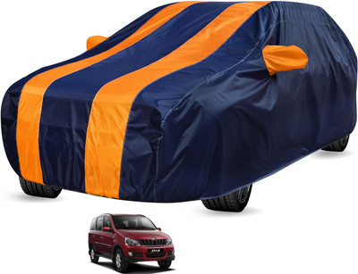 Auto Hub Car Cover For Mahindra Xylo (Without Mirror Pockets)(Black, Orange)