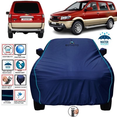 BOTAUTO Car Cover For Chevrolet Tavera, Tavera 2.5 L, Universal For Car (With Mirror Pockets)(Blue, For 2008, 2009, 2010, 2011, 2012, 2013, 2014, 2015, 2016, 2017, 2018, 2019, 2020, 2021, 2022, 2023 Models)