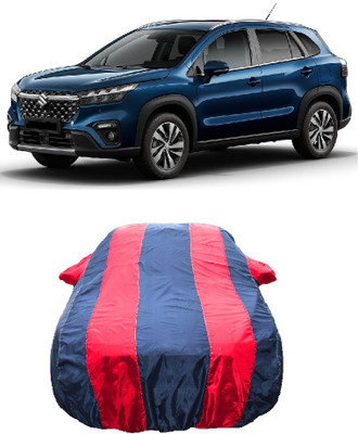 Wegather Car Cover For Maruti Suzuki S-Cross (With Mirror Pockets)(Red)
