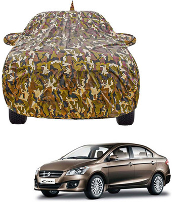 COSMOGEAR Car Cover For Maruti Suzuki Ciaz (With Mirror Pockets)(Brown, For 2014, 2015, 2016, 2017 Models)