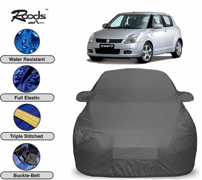 ROODS AUTO Car Cover For Maruti Suzuki Swift (Without Mirror Pockets)(Grey)