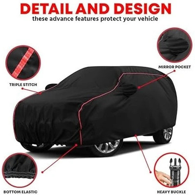 KAHRA Car Cover For Maruti Suzuki CelerioX AMT ZXI Option (With Mirror Pockets)(Black, For 2021, 2020, 2019, 2022, 2023, 2024, 2025 Models)