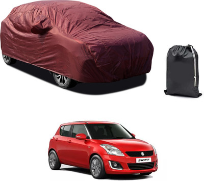 PAGORA Car Cover For Maruti Suzuki Swift (With Mirror Pockets)(Maroon)