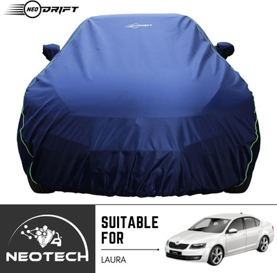 Neodrift Car Cover For Skoda Laura (With Mirror Pockets)(Blue)