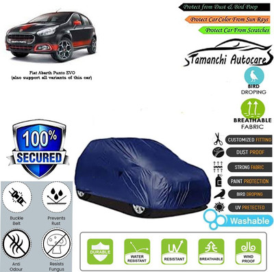 Tamanchi Autocare Car Cover For Fiat Punto Evo(Blue)