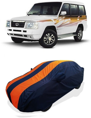 Coxtor Car Cover For Tata Sumo DX (With Mirror Pockets)(Orange)