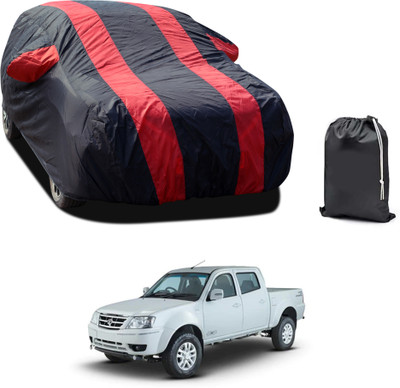 GOSHIV-car and bike accessories Car Cover For Tata Xenon (With Mirror Pockets)(Red, For 2018, 2019, 2020, 2021, 2022, 2023 Models)