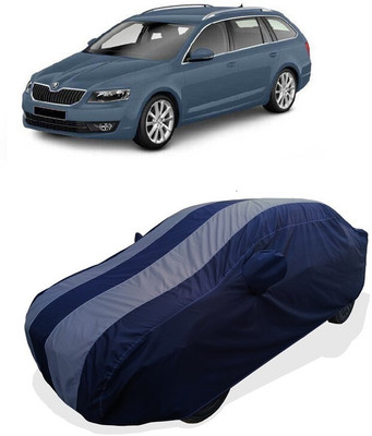 Coxtor Car Cover For Skoda Octavia Combi (With Mirror Pockets)(Grey)