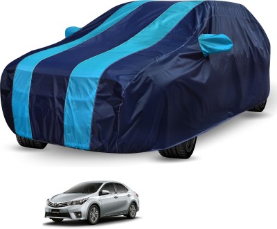 Auto Hub Car Cover For Toyota Corolla Altis (With Mirror Pockets)(Blue, Blue)