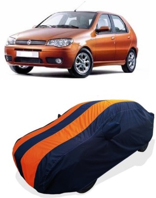 Coxtor Car Cover For Fiat Palio Stile SDX 1.3 (With Mirror Pockets)(Orange)