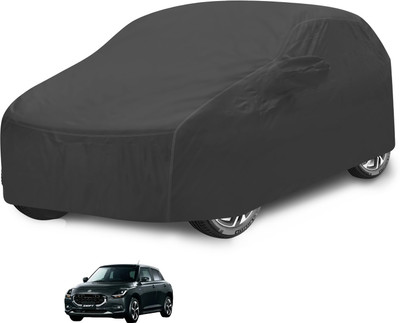 Auto Hub Car Cover For Maruti Swift (With Mirror Pockets)(Grey)