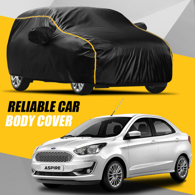 AUCTIMO Car Cover For Ford Figo Aspire (With Mirror Pockets)(Multicolor)
