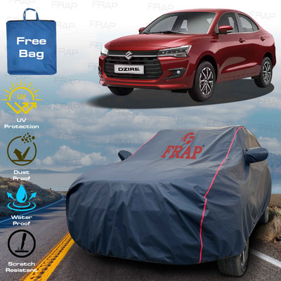 Frap Car Cover For Maruti Suzuki Dzire, Swift Dzire, Swift Dzire 1.3L, Swift Dzire VXI (With Mirror Pockets)(Blue, Red, For 2024, 2025 Models)