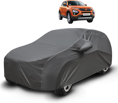 Caronix Car Cover For Tata Harrier (With Mirror Pockets)(Grey)