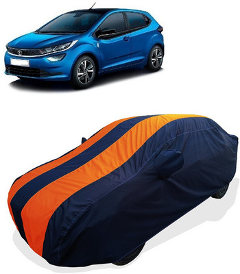 Coxtor Car Cover For Tata Altroz XM Diesel (With Mirror Pockets)(Orange)