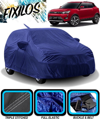 FIXILOS Car Cover For Mahindra XUV 300 (With Mirror Pockets)(Blue)