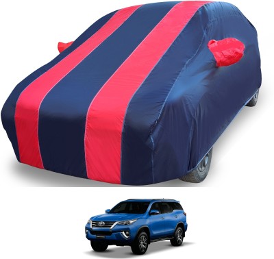 Euro Care Car Cover For Toyota Fortuner (With Mirror Pockets)(Red)