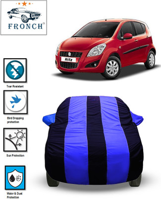 FRONCH Car Cover For Maruti Suzuki Ritz, Ritz AT, Ritz LDi (With Mirror Pockets)(Blue)