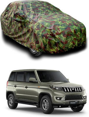 HEDWING Car Cover For Mahindra Bolero Neo (With Mirror Pockets)(Multicolor)