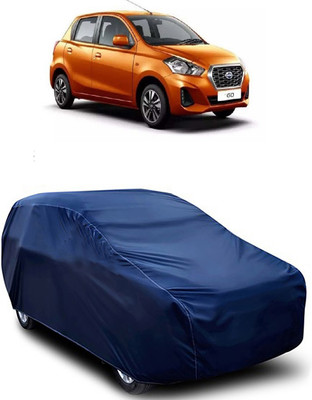 MoTRoX Car Cover For Datsun Go (Without Mirror Pockets)(Blue)
