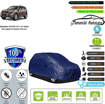 Tamanchi Autocare Car Cover For Mahindra XUV500 W11 AT Diesel(Blue)