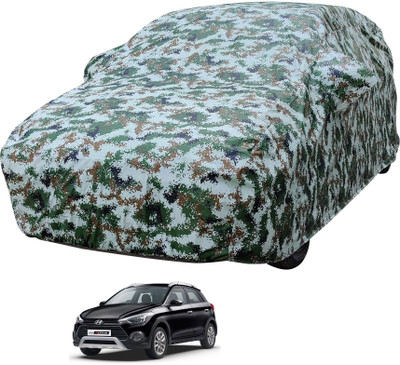 MOCKHE Car Cover For Hyundai i20 Active (With Mirror Pockets)(Multicolor)
