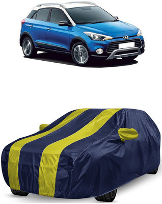 ANTOFY Car Cover For Hyundai i20 Active 1.4 S (With Mirror Pockets)(Yellow, Blue)