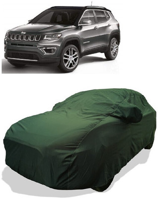 Coxtor Car Cover For Jeep Compass 2.0 Limited Option 4X4 Diesel (With Mirror Pockets)(Gold)