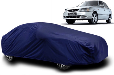 PVSTAR Car Cover For Chevrolet Aveo Uva (With Mirror Pockets)(Blue)