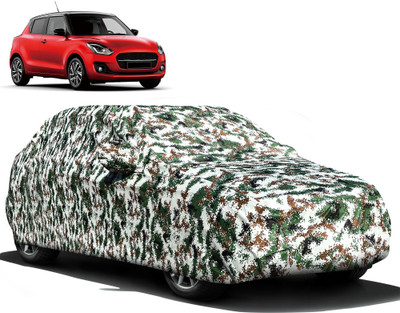 AUTOGUYS Car Cover For Maruti Suzuki Swift (With Mirror Pockets)(Green)
