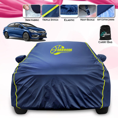 GARREGE Car Cover For Maruti Suzuki Ciaz (With Mirror Pockets)(Blue, For 2014, 2015, 2016, 2017, 2018 Models)