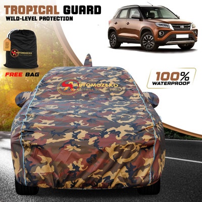 AUTOMOZEXO Car Cover For Toyota Urban Cruiser (With Mirror Pockets)(Multicolor)