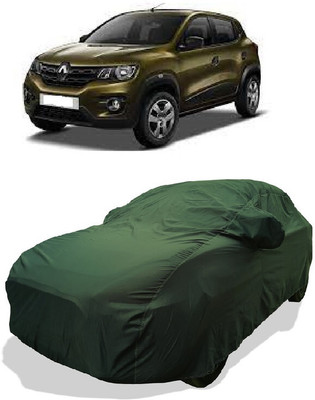 Coxtor Car Cover For Renault Kwid 1.0 RXT Optional (With Mirror Pockets)(Green)