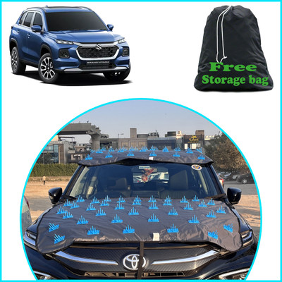 FAMEXON Car Cover For Kia Sonet (Without Mirror Pockets)(Grey)