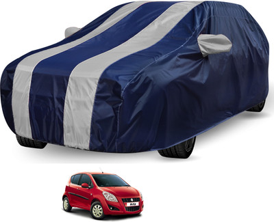 Auto Hub Car Cover For Maruti Suzuki Ritz (Without Mirror Pockets)(Black, Grey)