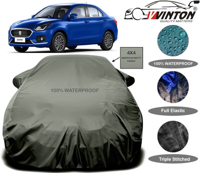 V VINTON Car Cover For Maruti Suzuki Swift Dzire (With Mirror Pockets)(Green)