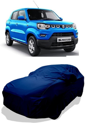 Coxtor Car Cover For Maruti Suzuki S-Presso Vxi AMT (With Mirror Pockets)(Blue)