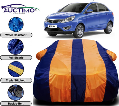 AUCTIMO Car Cover For Tata Zest (With Mirror Pockets)(Multicolor)