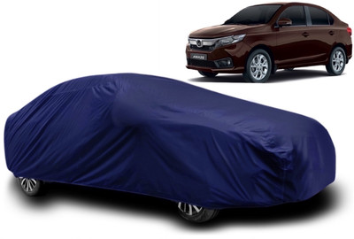 KULTEX Car Cover For Honda Amaze (With Mirror Pockets)(Blue)