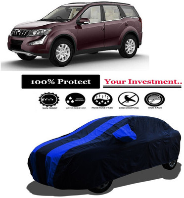 Amexride Car Cover For Mahindra XUV500 W10 1.99 mHawk (With Mirror Pockets)(Multicolor)