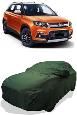 Coxtor Car Cover For Maruti Suzuki Vitara Brezza ZDi Plus (With Mirror Pockets)(Green)