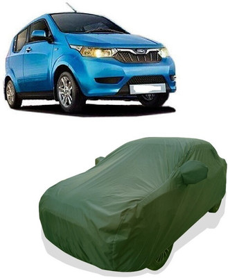 Tricway Car Cover For Mahindra e2oPlus P4 (With Mirror Pockets)(Green)