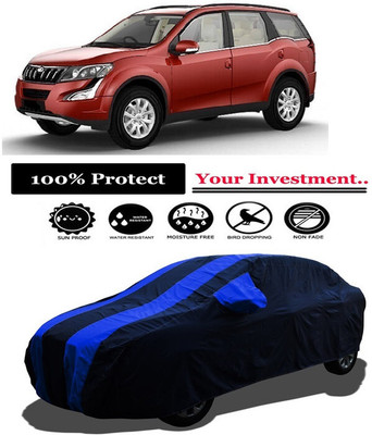 Amexride Car Cover For Mahindra XUV500 W10 AWD (With Mirror Pockets)(Multicolor)